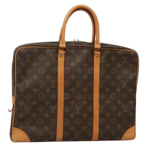 LOUIS VUITTON Monogram Porte Documents Voyage Business Bag M52005 LV Auth gh246 - Picture 1 of 16